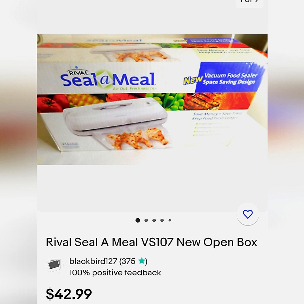 Rival Seal-a-meal machine